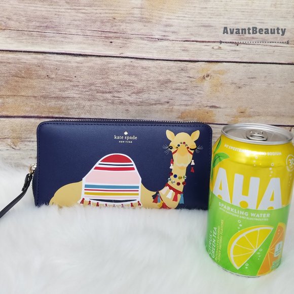 Camel Neda Spice Things Up Wallet Kate Spade Blue - Picture 4 of 14